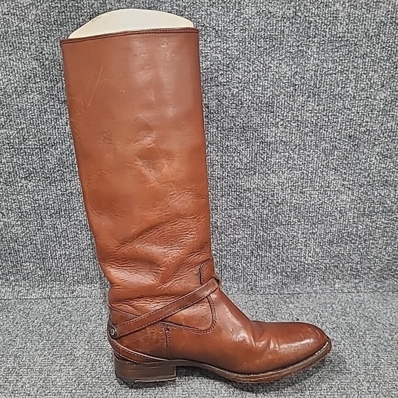Frye 'Lindsay Plate' 76796‎ Women's Riding Boot- Brown- Size 7.5B - Picture 10 of 16